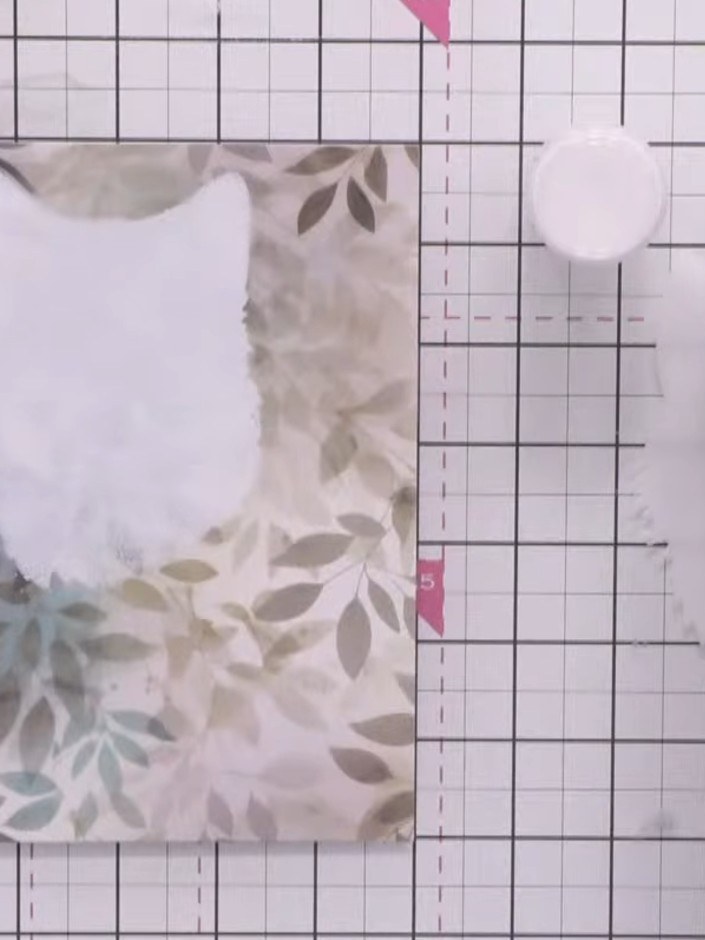 Step 5: Heat set the embossing powder with a heat gun, holding it over the embossed areas until the powder melts and b