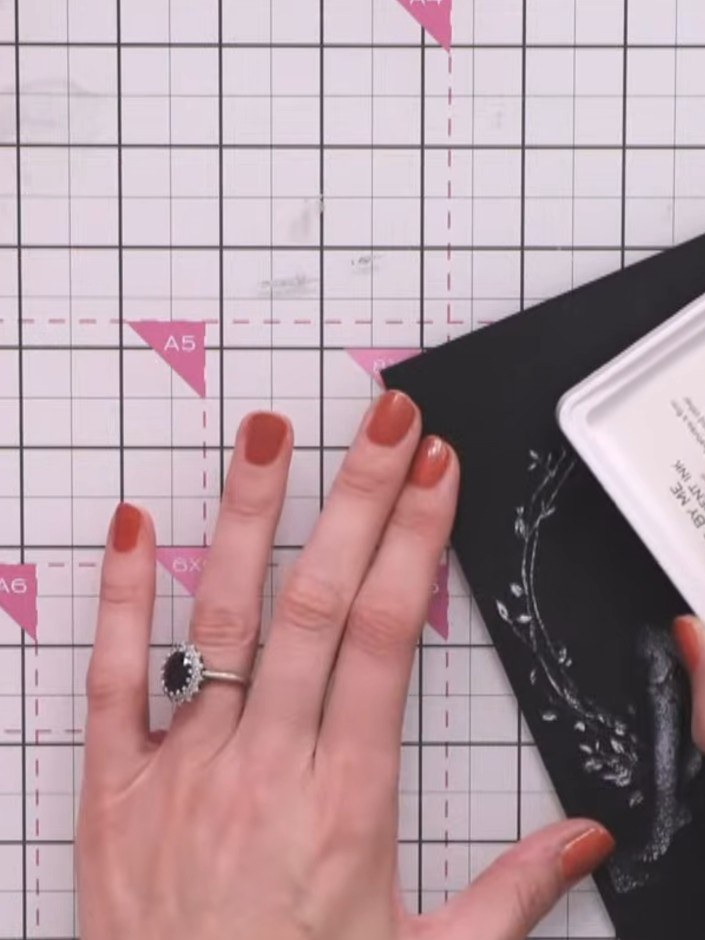 Step 7: Apply white ink to the fairy's wings using a stamp pad or ink applicator. Dab the ink gently over the embossed