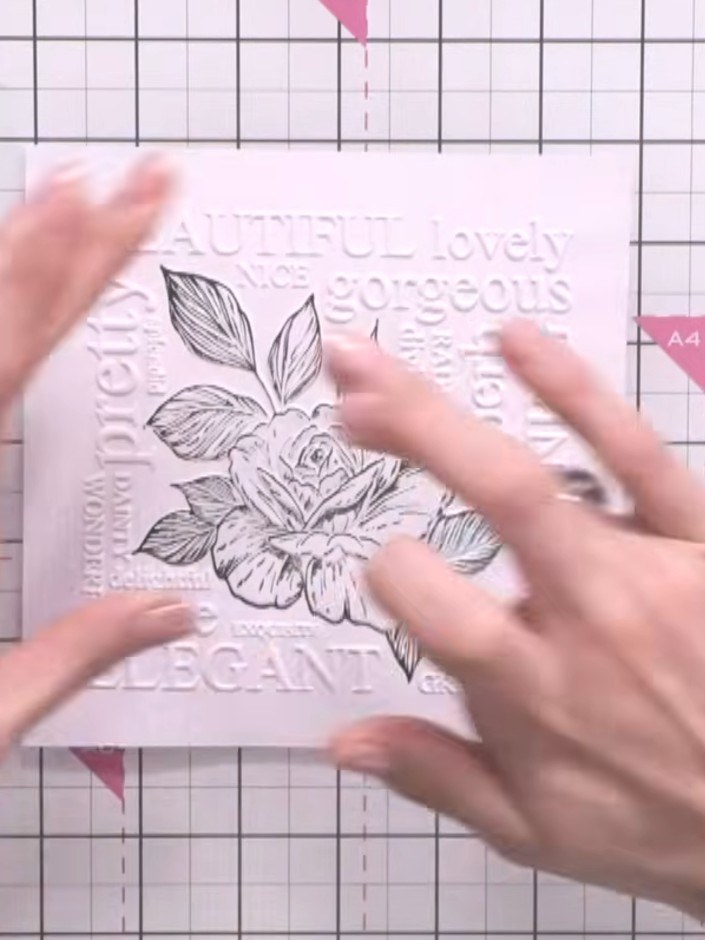 Step 3: Apply gilding wax to the raised areas of the embossed design using your finger or a soft cloth. Work the wax i