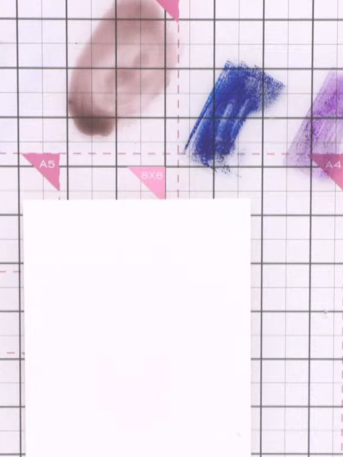 Step 2: Create a puddle of teal ink mixed with water on your watercolour card. Use your paintbrush to mix the Tiffany 