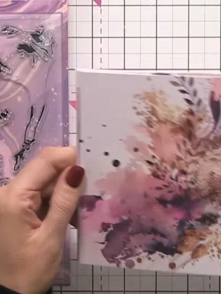 Step 1: Select a piece of Creative Watercolours paper from the pack in your preferred colour scheme. Choose from the v