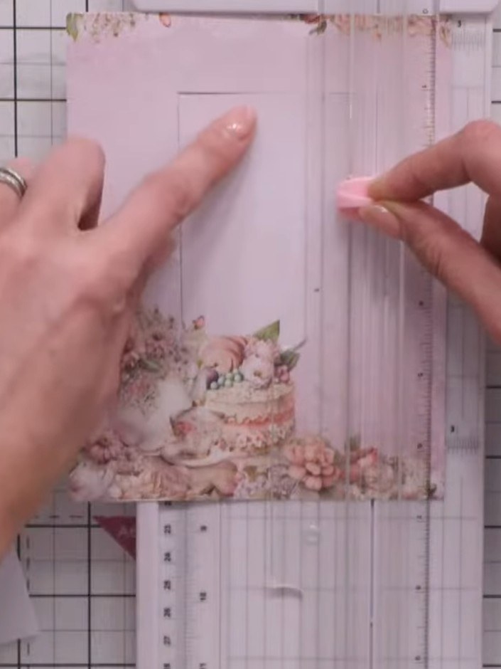 Step 4: Trim any rough edges around the aperture with scissors to neaten the cut. Ensure all edges are smooth and clea