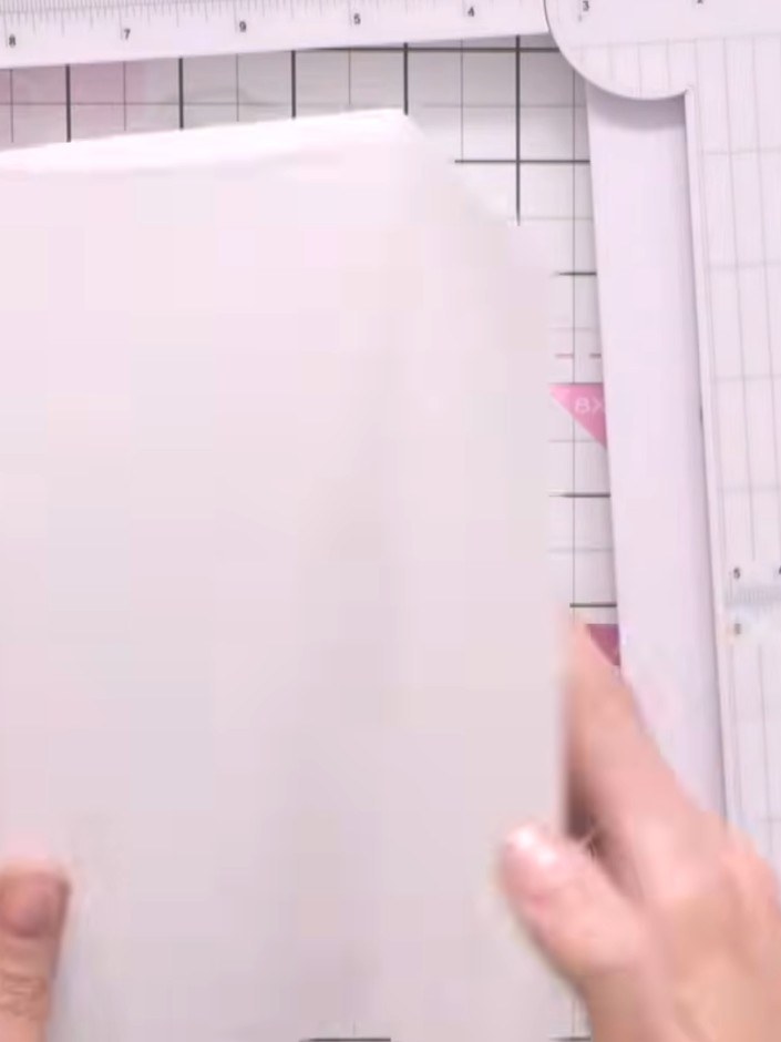 Step 2: Fold the card at each score line, alternating the direction of each fold to create a concertina effect with fo