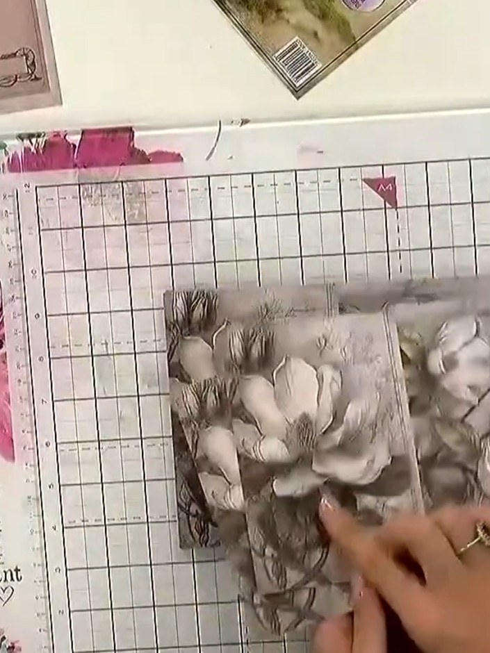 Step 6: Add a small butterfly or other embellishment to your card for extra detail if desired. Position it where it co