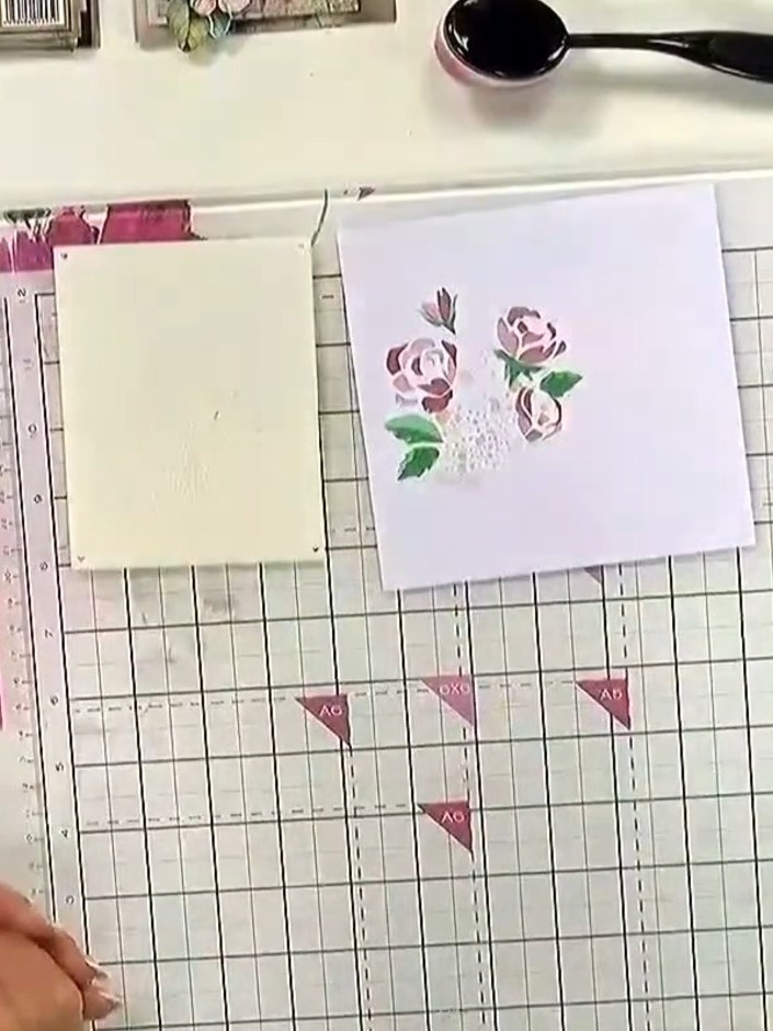 Stamped and Die-Cut Layered Card - the finished project