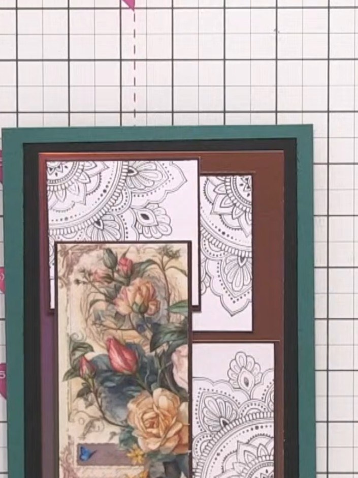 Step 6: Add optional hand-coloured detail using sparkle pens or coloured pencils to enhance elements of the design and