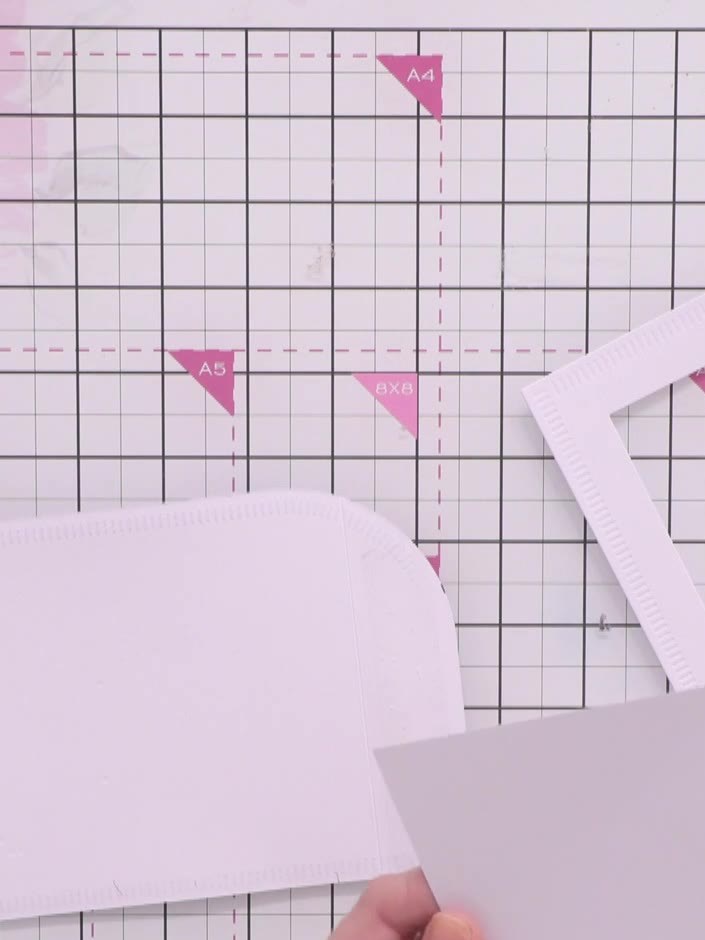 Step 9: Pop out any remaining window details from the die-cut pieces if desired for added texture and dimension to you