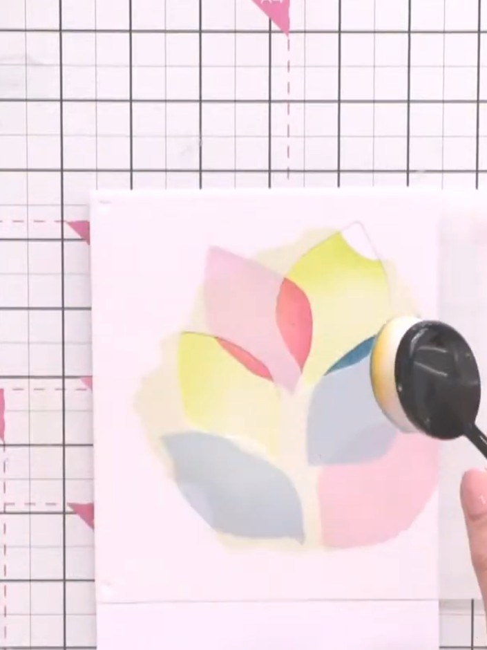 Step 5: Create an ombré effect by applying darker ink at one end of the leaf shape using a blending tool. Gradually bl