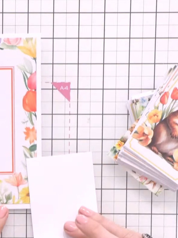 Step 2: Select a topper design from the Flora & Fauna collection that complements your chosen card's colour scheme. Th