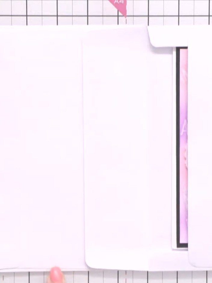 Step 5: Add another envelope to create a second page. Alternate the direction so this envelope opens from the opposite