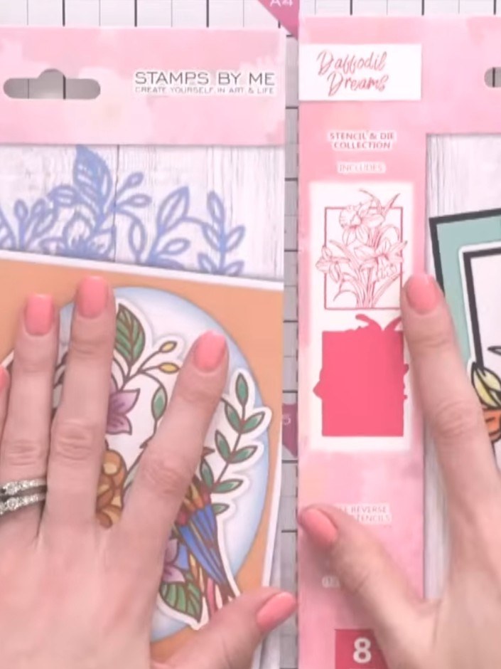Step 3: Build up the layers by inking through each layer of the stencil in sequence. Work through the stencil set, ali