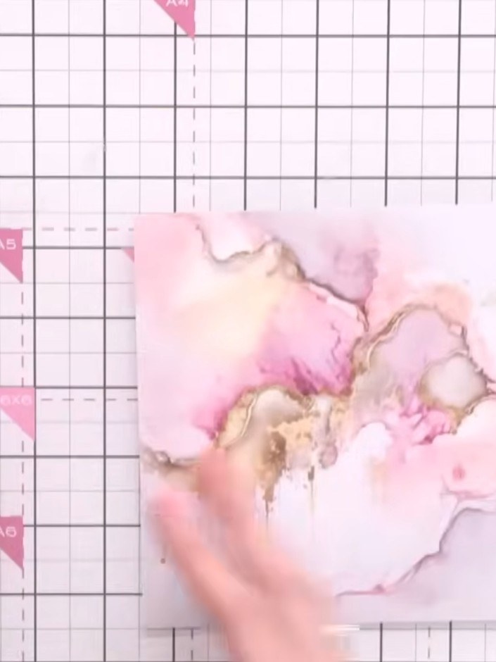 Step 2: Locate stencil number one from your numbered stencil set. This will be the first layer you'll use to create yo