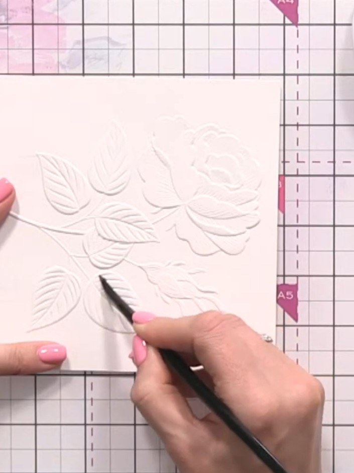 Step 2: Paint the leaves first by wetting them with clean water using a brush, then drop in diluted yellow ink to crea