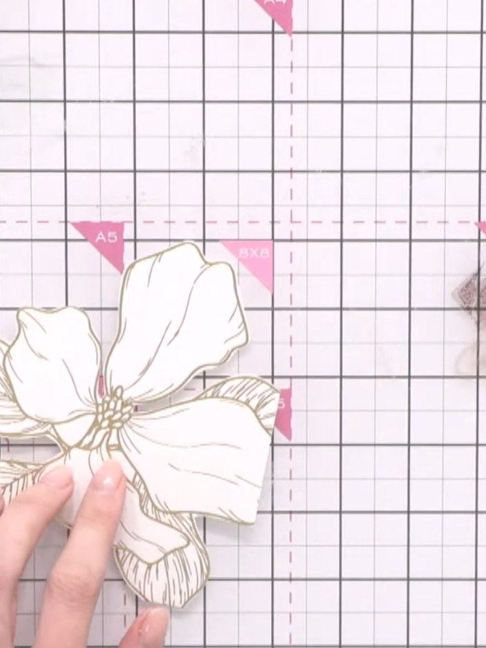 Step 3: Apply a very light wash of colour to one petal using your paintbrush. Start at the centre of the petal and wor