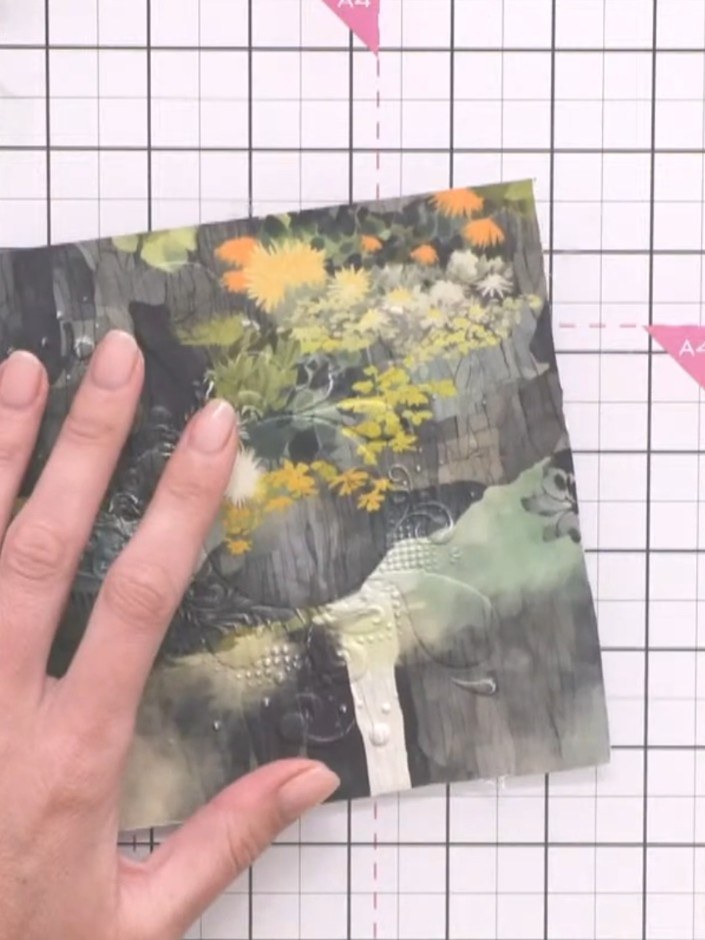 Grunge Splash Embossed Background Card - the finished project