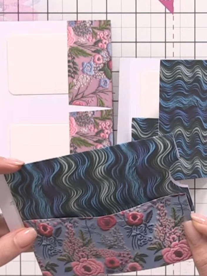 Nested Pocket-in-Pocket Page with Pull-Out Tab - the finished project