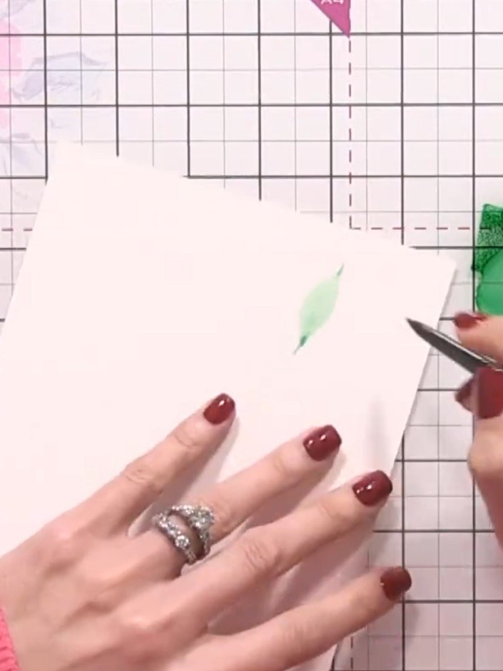 Step 3: Practice the toe-belly-toe brush technique by loading your brush with colour. Touch the toe of the brush to th