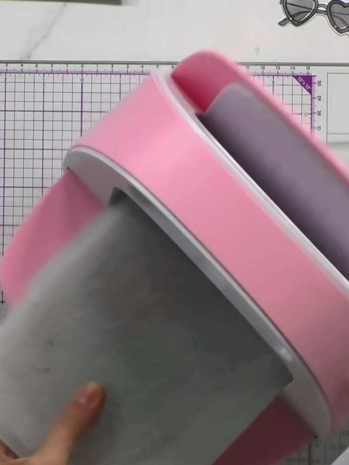 Step 8: Run the embossing folder containing your design through your die-cutting machine to create 3D dimension on the