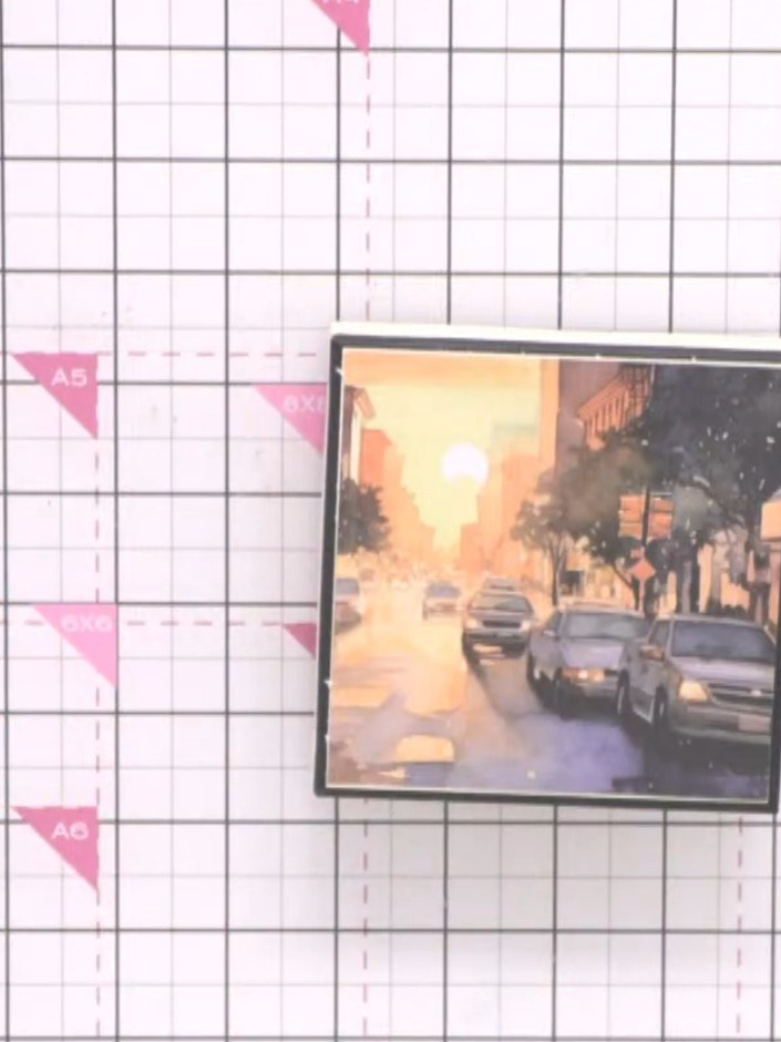 Step 4: Cut additional pieces from the paper offcuts to cover the three remaining sides of the box, ensuring they fit 