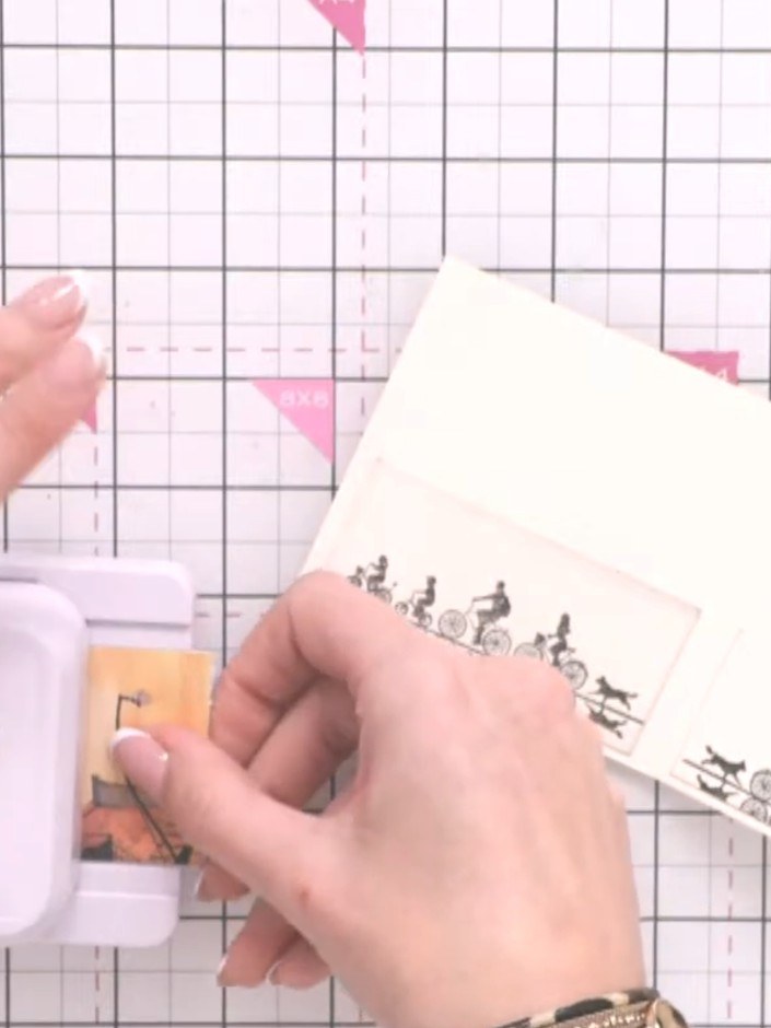 Step 5: Cut a tag from Great Outdoors paper offcuts using a tag punch or die cut machine.