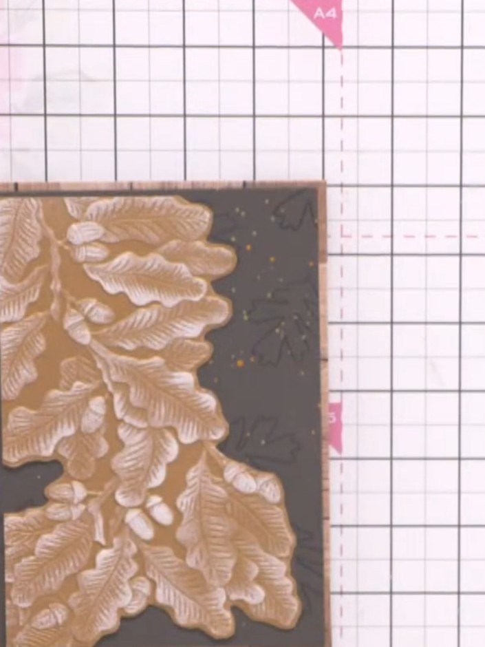 Step 5: Die cut a sentiment such as 'love you' from the word banners die set using dark brown card stock.