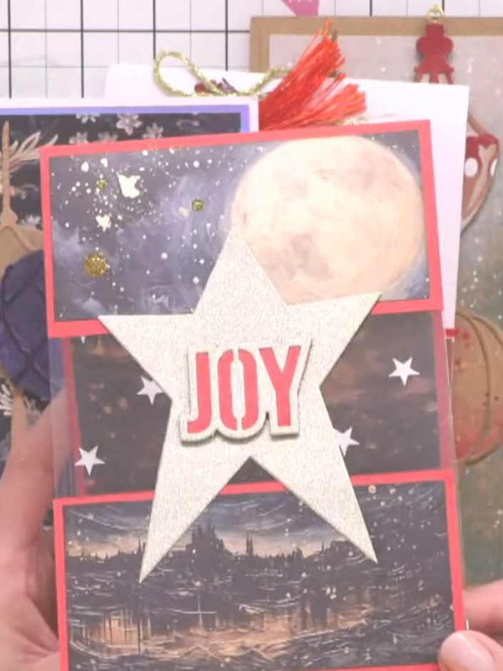 Step 2: Cut out the bauble designs from the festive baubles paper pad using the coordinating dies. Select your favouri