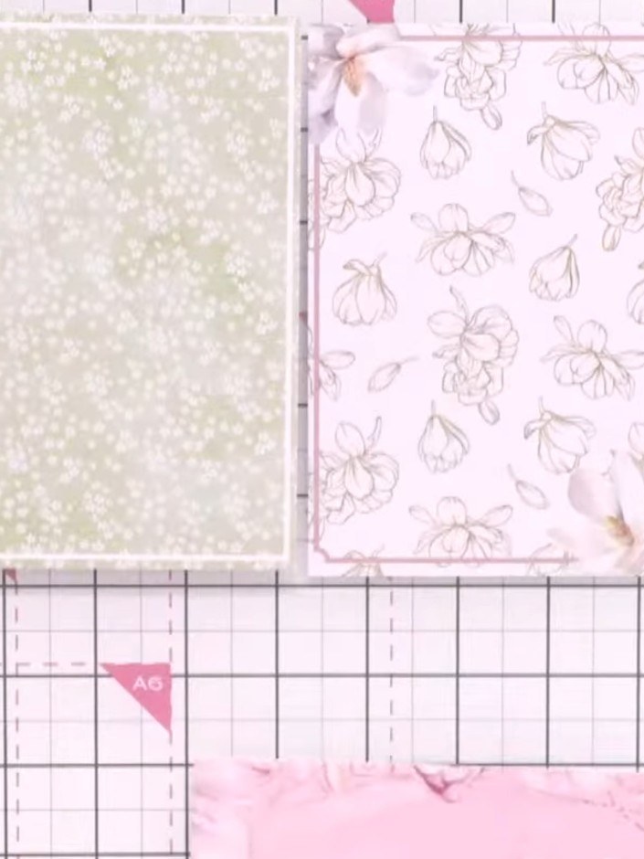 Step 7: Step back and assess the balance of your design. Check that the floral elements are well distributed and the p