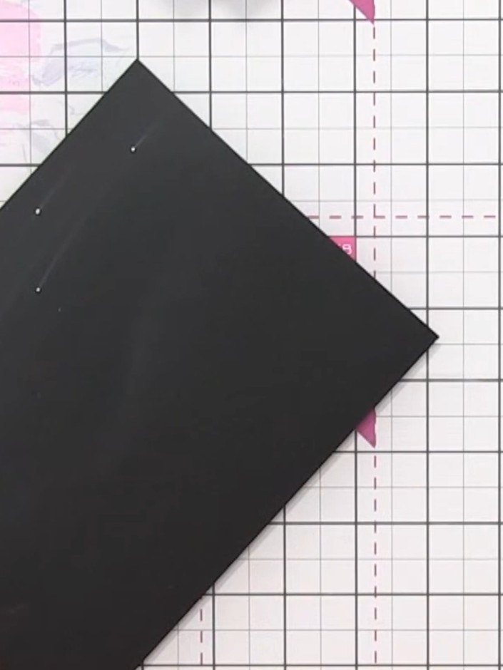 Step 1: Cut a piece of white card to fit your A5 embossing machine.