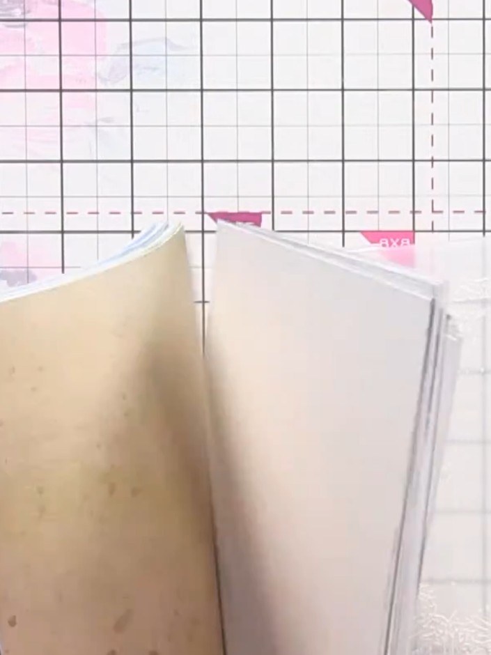 Step 1: Select a patterned paper with an animal or focal image in the centre. Choose papers with interesting designs t