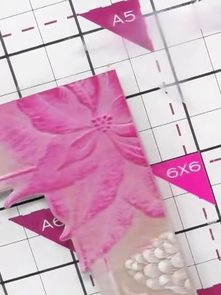 White Embossed Poinsettia Card with Watercolour Accents - the finished project