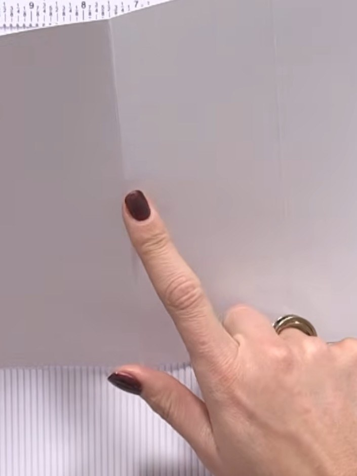 Step 3: Turn the card over to the reverse side. Using your scoreboard, score at the same measurements on this side as 