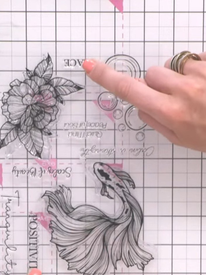 Step 1: Die-cut the decorative frame from card stock using your die-cutting machine. The frame features floral and tex
