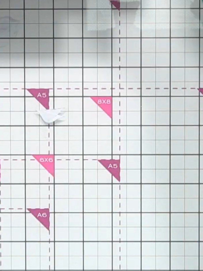 Step 9: Fold the envelope together along all the scored lines to create the envelope shape.