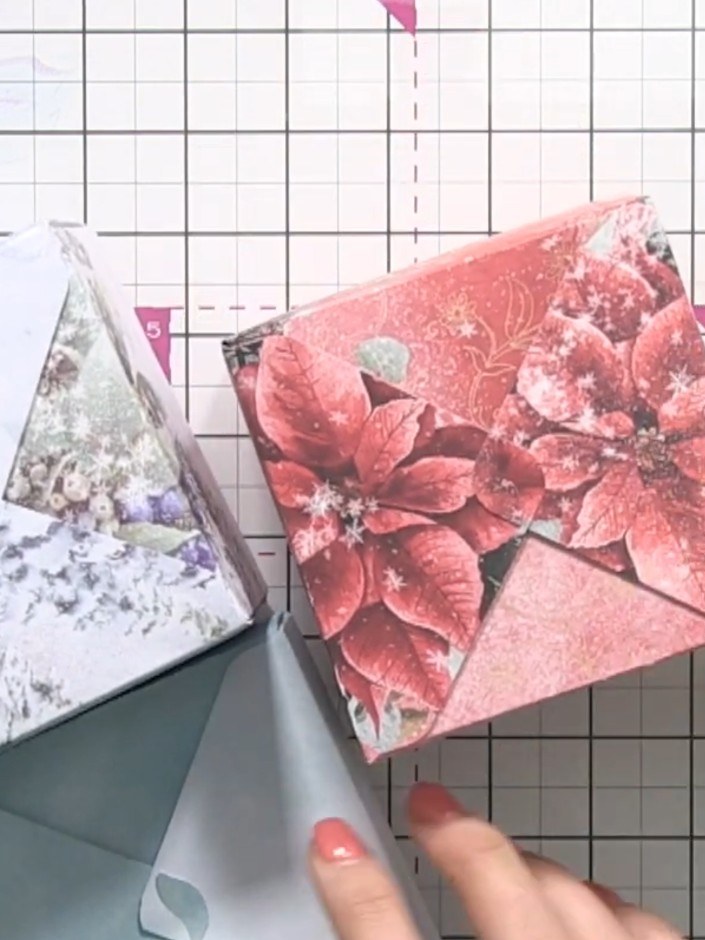 4x4x4 Glueless Gift Box - the finished project