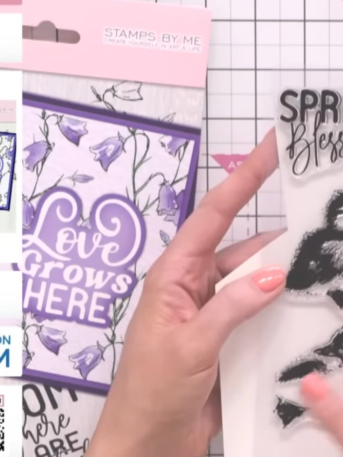 Step 6: Take the detail portion of the stamp (the outline layer) and carefully line it up over your coloured duckling 