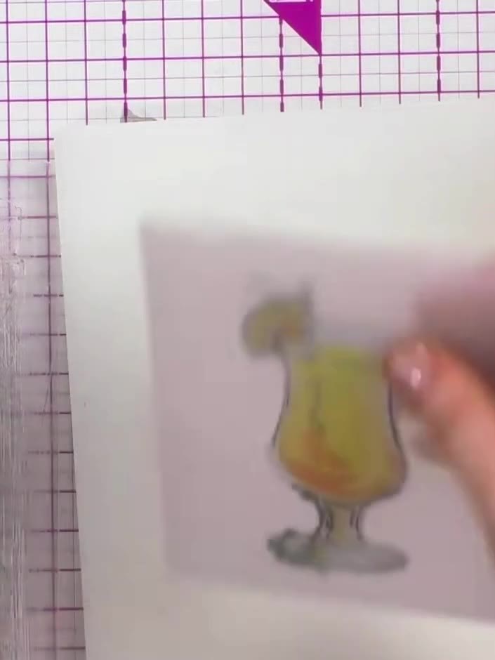 Step 7: Remove the finished piece from the embossing folder. Turn it over to view the embossed detail from the back to
