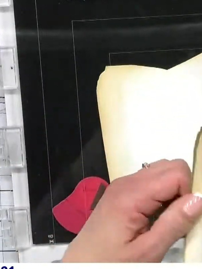 Step 4: Apply embossing ink to the outer edges of your card pieces using an ink pad. Dust the inked edges with gold em
