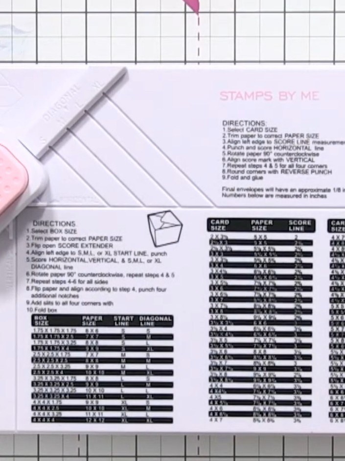 Step 1: Place your 12x12 sheet of paper on the scoreboard with the white side facing up so you can see the scoring lin