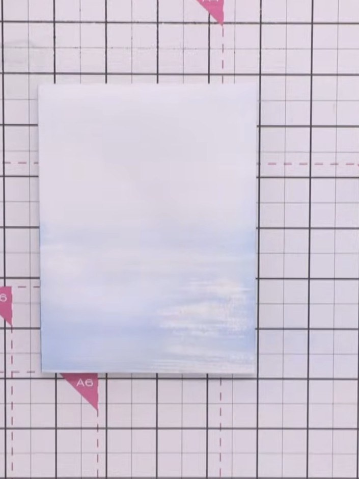 Reflection Collection: Tomorrow-Karte mit gemaltem Hintergrund - the finished project