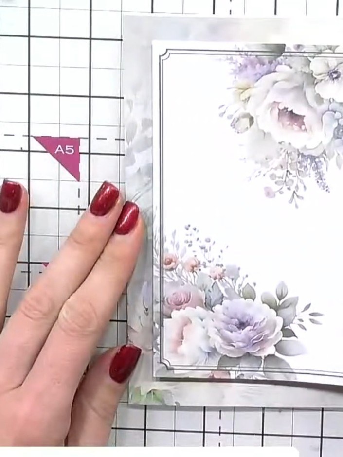 Step 3: Apply foam pads to the back of the floral topper to create dimension. This will allow the topper to sit raised
