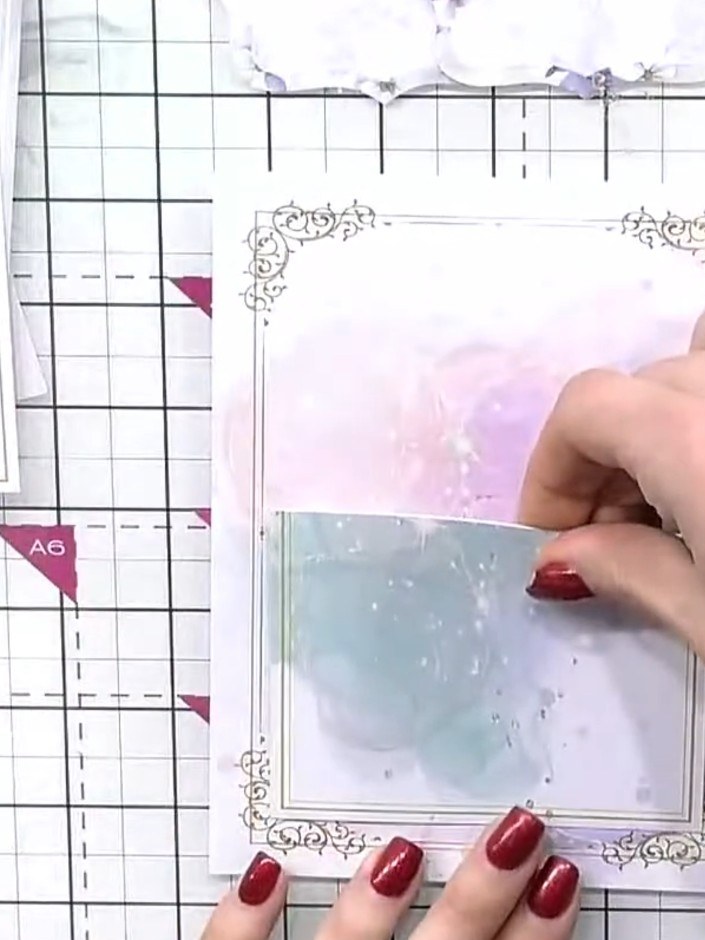 Step 5: Select additional topper or banner elements from the kit to add to your card design. Choose pieces that comple