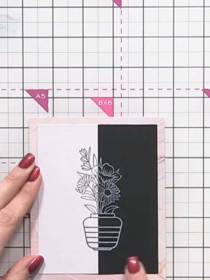 Step 9: Fussy-cut flower embellishments from the embellishment pack included in your kit. Cut carefully around the flo