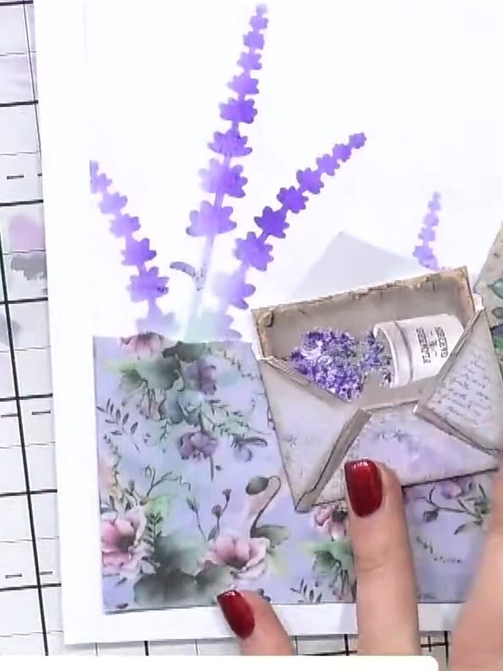 Step 8: Add sparkle or embellishments to highlight key elements of your card. Apply glitter or gems to areas like the 