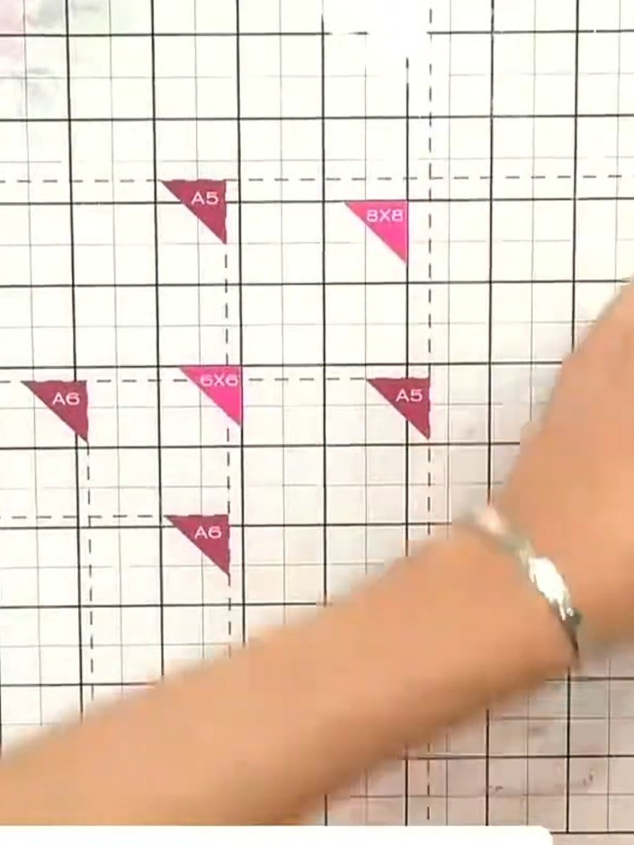 Step 1: Gather your numbered stencil set and lay out the stencils on your craft mat. Note that the stencils are number