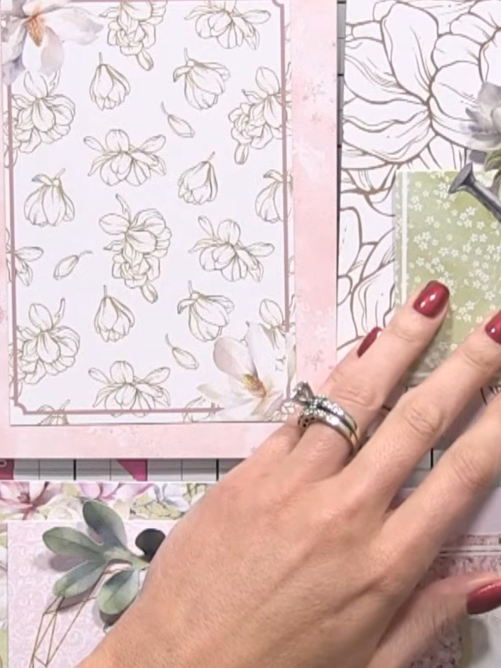 Step 8: Build each card to your preference, using as many or as few embellishments as you like from the generous selec