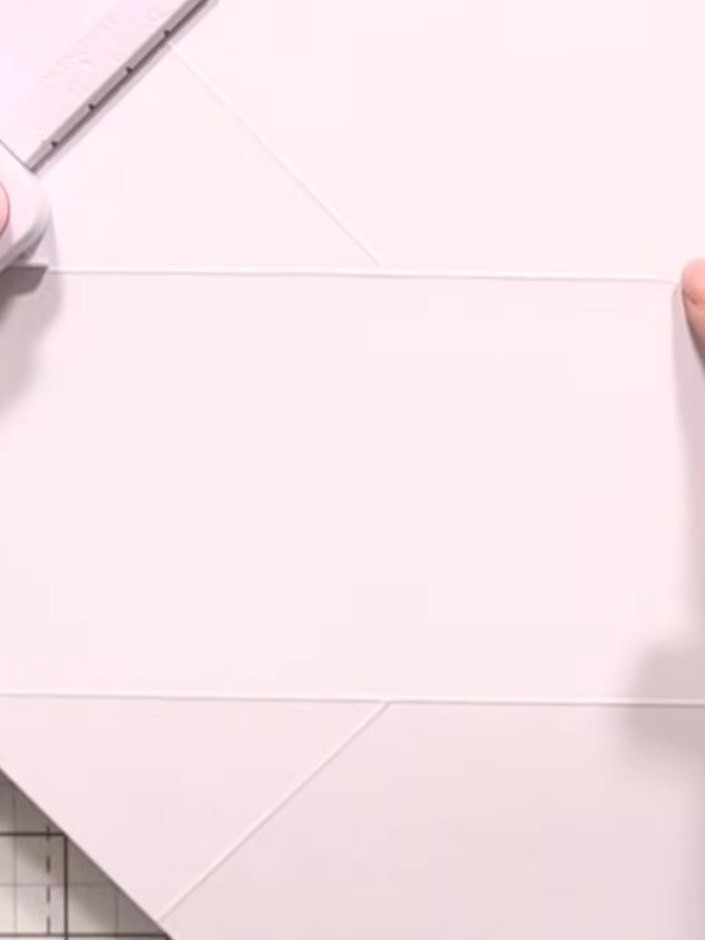 Step 6: Fold along all the scored lines carefully to form the box shape, ensuring all creases are sharp and well-defin