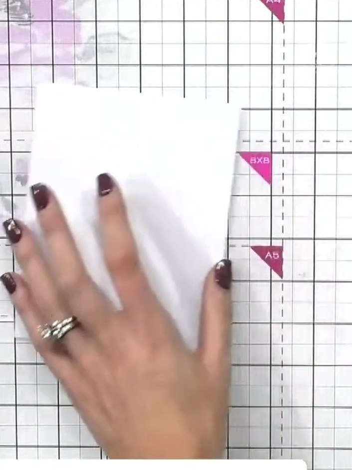 Step 1: Select your lamination stamp set, which includes both a solid colour portion for the base layer and a detailed