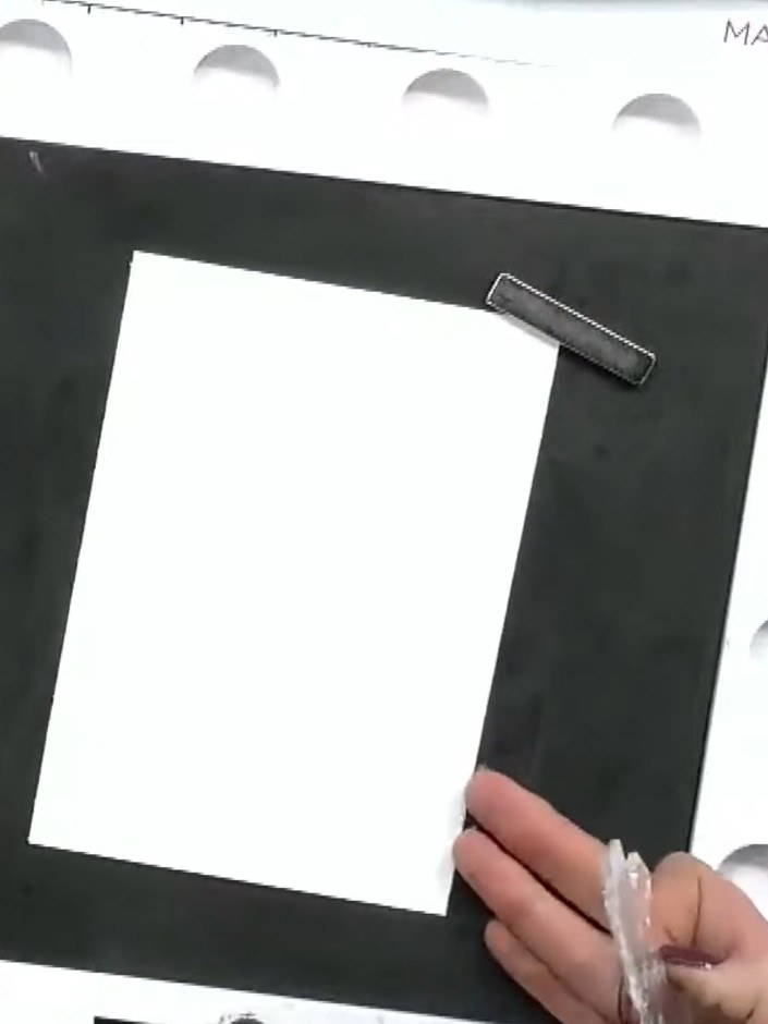 Step 1: Select a piece of white watercolour card as your base. This will give your finished card an authentic painted 