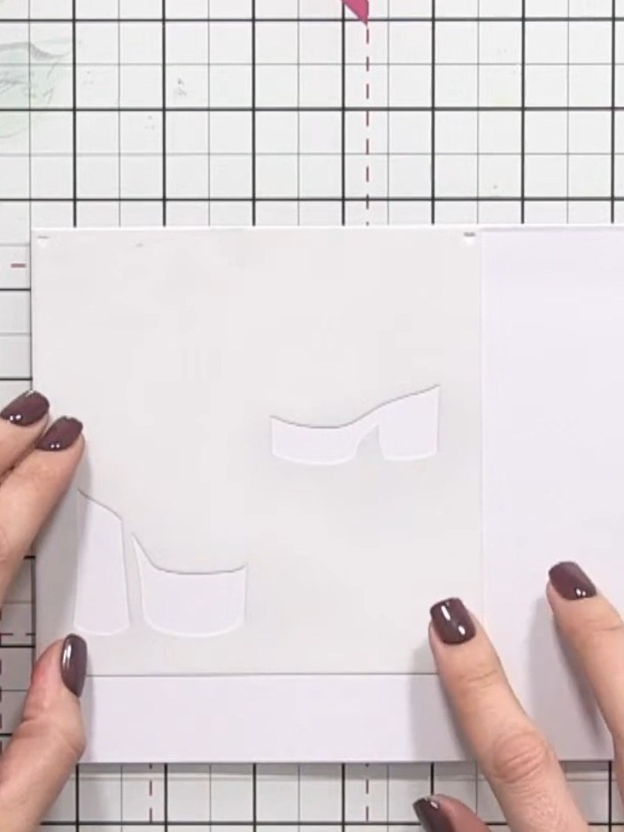 Step 1: Gather your five numbered stencils from the Step to the Groove collection. Arrange them in numerical order (on