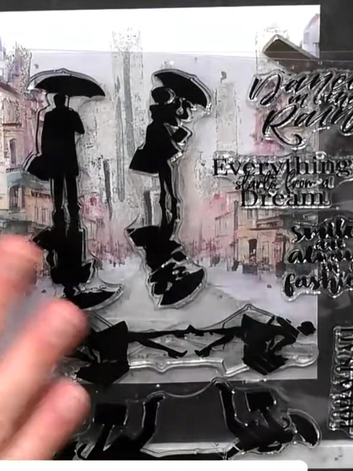 Step 2: Select your preferred silhouette stamp from the Urban Life collection. You can choose either the running gentl
